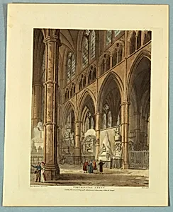 Westminster Abbey, from "Ackermann's Repository"