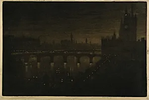 Westminster Night--From My Studio Window