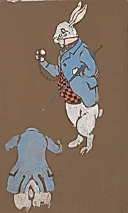 White Rabbit (costume design for Alice-in-Wonderland, 1915)