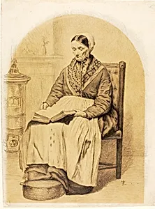 (Woman Seated, Reading)