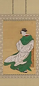 Woman walking in a breeze