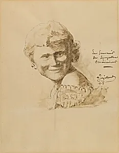 Woman's Head by Antoine Injalbert, French