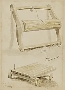 Wooden Cart, St. Valery