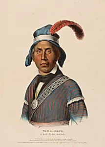 YAHA-HAJO. A SEMINOLE CHIEF., from History of the Indian Tribes of North America