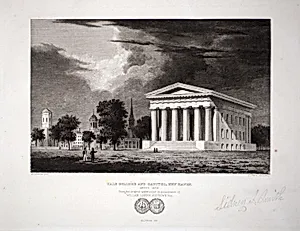 Yale College and Capitol, New Haven