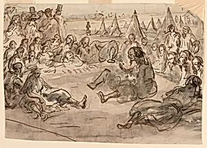 Zouaves in the Camp of St. Maur