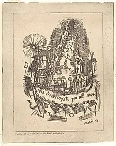 1943 - Greetings to You All - 1944