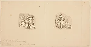2 illustrationer til "Fabler for børn" by Erling Eckersberg