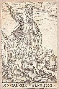 20-års alderen (Ein Jungling) by Balthasar Jenichen