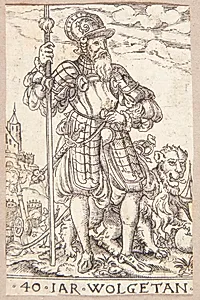 40-års alderen (Wolgetan) by Balthasar Jenichen