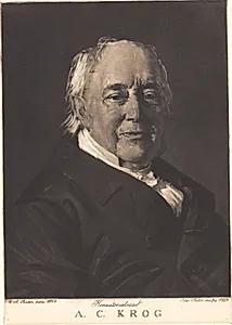 A.C. Krog by Peter Ilsted