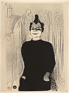 A la Gaieté Rochechouart, Nicolle by Henri de Toulouse-Lautrec