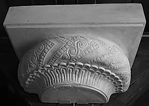 Abacus og echinus med ornament by Ubekendt