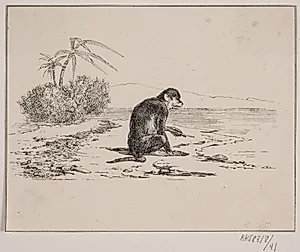 Abekatten by Adolph Kittendorff