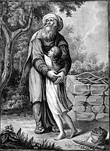 Abraham og Isak ved alteret by Carl von Kubinsky