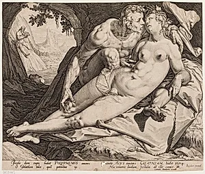 Acis og Galateia by Jacques de Gheyn II