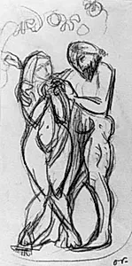 Adam og Eva by Emile Othon Friesz