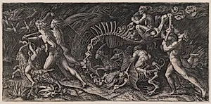 Ådslet ("Lo Stregozzo") by Agostino Veneziano