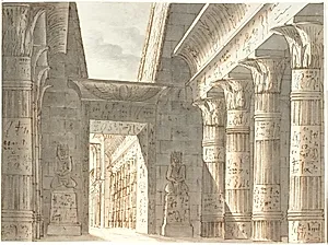 Ægyptisk tempel by Aron Wallick