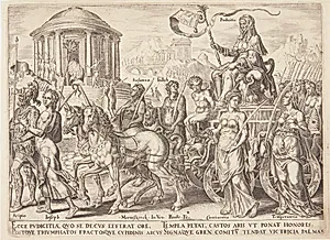 Ærbarhedens triumf by Philips Galle