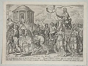 Ærbarhedens triumf by Philips Galle
