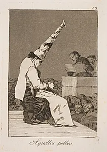 Af støv kommer snavs by Francisco de Goya