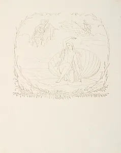 Afrodites fødsel by Lorenz Frølich