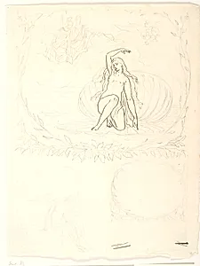 Afrodites fødsel by Lorenz Frølich