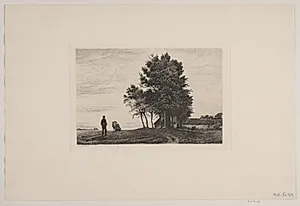 Aften udenfor en bondegård