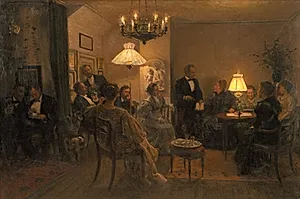 Aftenselskab i mit hjem