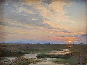 Aftenstemning fra Skagen by P.S. Krøyer