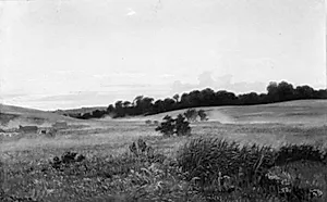 Aftenstemning. Landskab by Jørgen V. Sonne