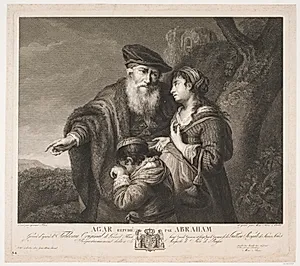 Agar repudié par Abraham by Meno Haas