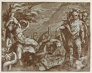 Alexander den Store under erobringen af Thyrus