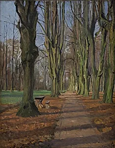 Allé i Søndermarken by Albert Gottschalk