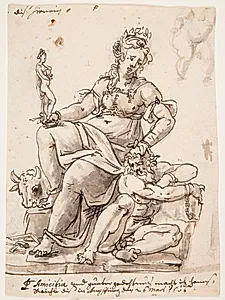 Allegori over billedhuggerkunsten by Hans Reichle