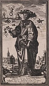 Allegori over døden by Ubekendt