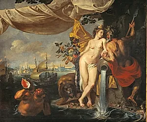 Allegori på Øresund by Isaacsz., Isaac