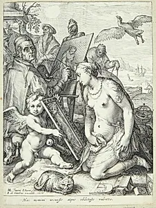 Allegori på synssansen by Jan Saenredam