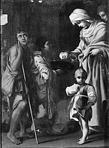 Almisseuddeling by Bartolomeo Schedoni