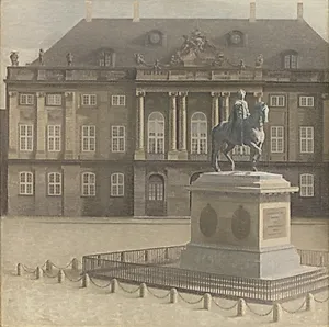 Amalienborg Plads by Vilhelm Hammershøi
