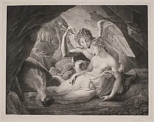Amor og Psyche by Edvard Fortling
