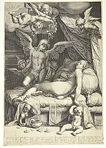 Amor og Psyche by Jacob Matham