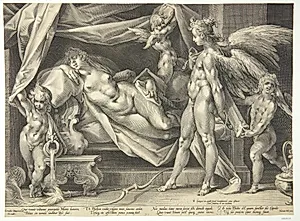 Amor og Psyche by Jan Harmensz. Muller