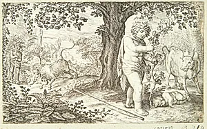 Ampelos' død