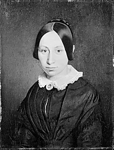 Andrea Frederikke Bindesbøll, f. Andersen. Arkitekten Gottlieb Bindesbølls hustru by Gustav Theodor Wegener