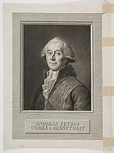 Andreas Petrus Comes a Bernstorff by J.F. Clemens