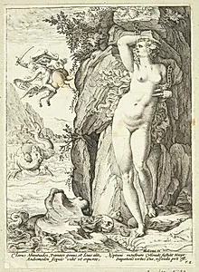 Andromeda befries af Perseus by Ubekendt