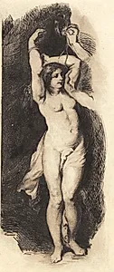 Andromeda, efter Rubens by Frans Schwartz