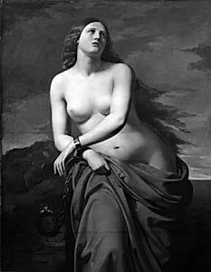 Andromeda lænket til klippen by Wilhelm Kümpel